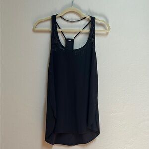 Lululemon racer back Elegant Black Sleeveless Top